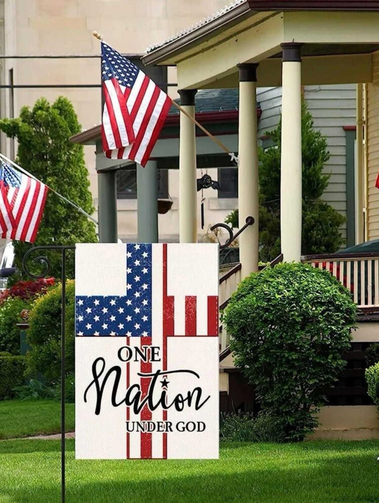 Under God Garden Flag