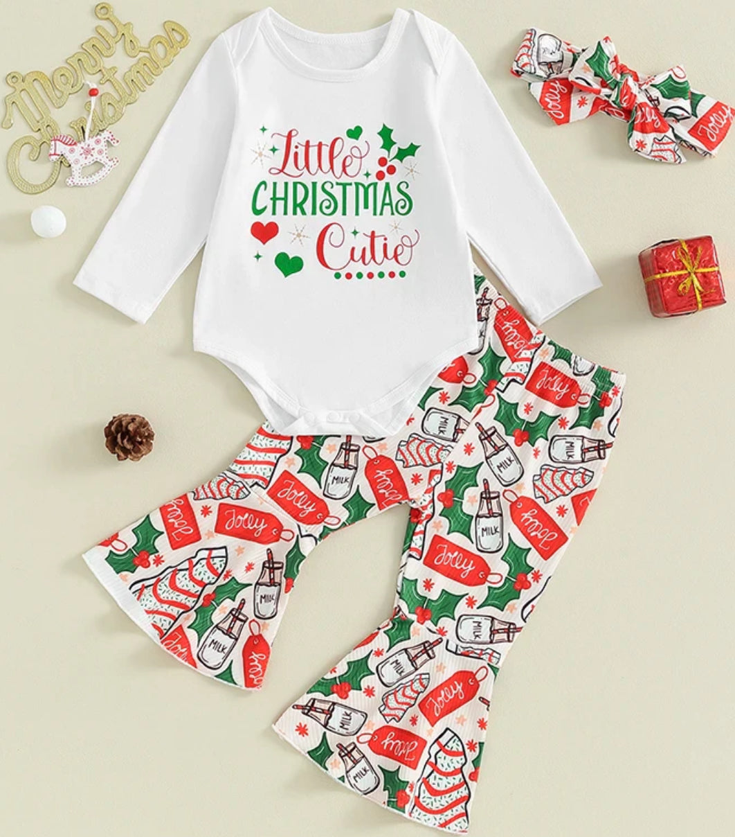 Cutie Christmas Tree Cake Outfit