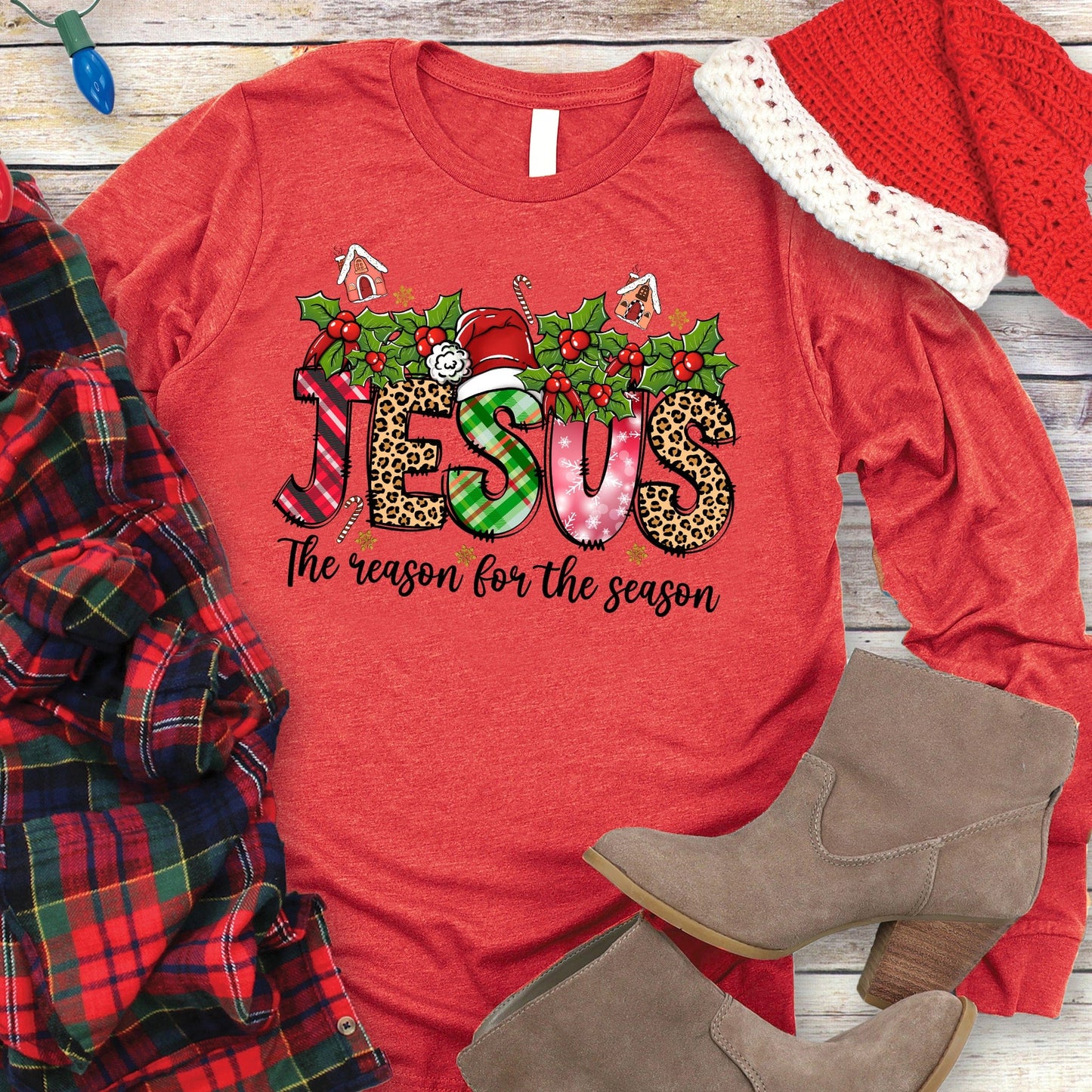 Red Jesus is the Reason Long Sleeve