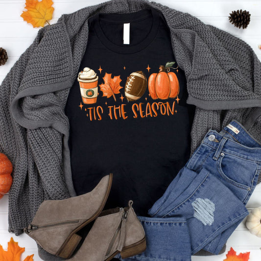 Black Tis the Season Tee Shirt