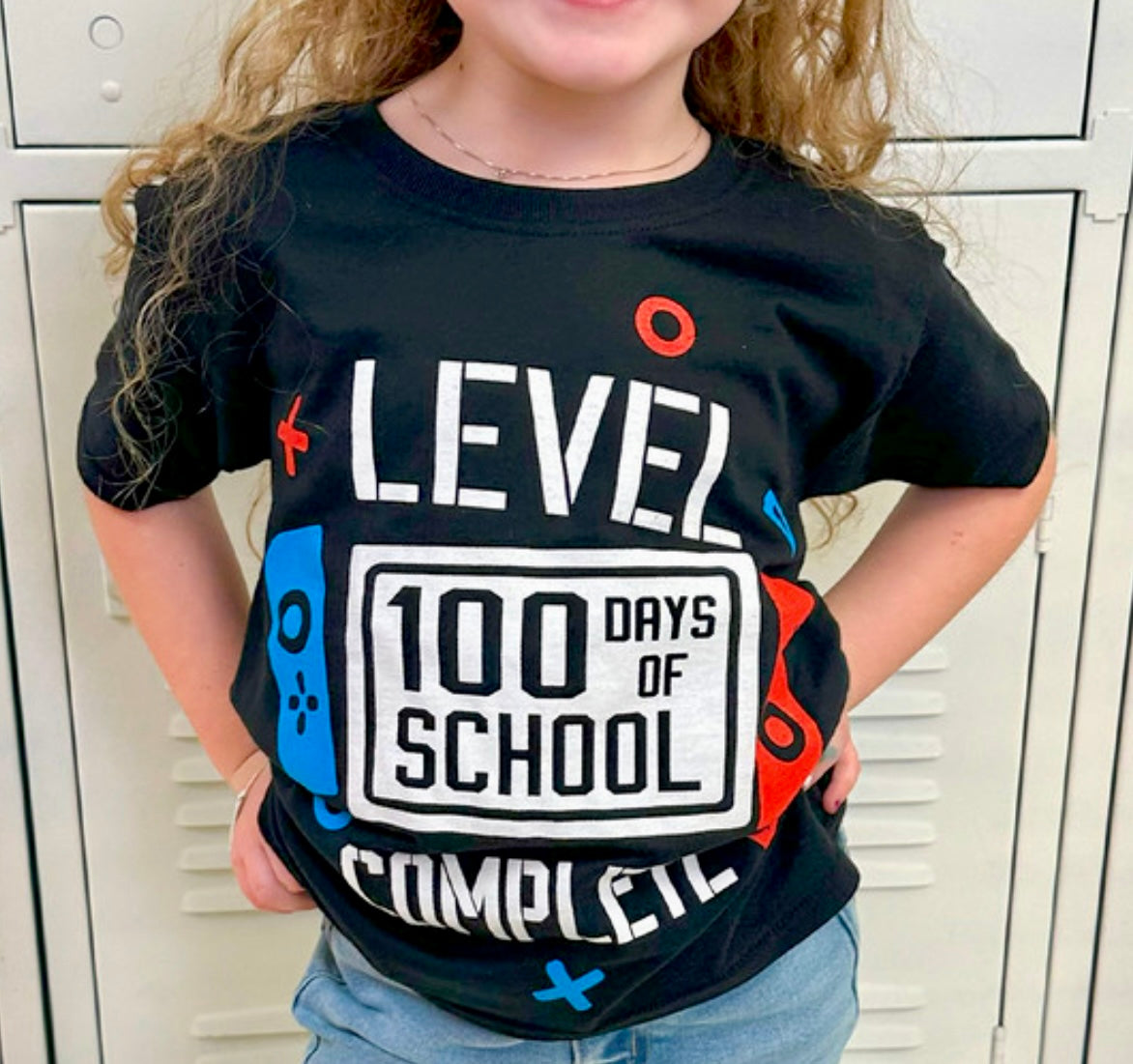 Level Up (100 Days of School) Tee