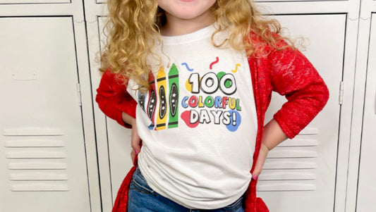Colorful (100 Days of School) Tee