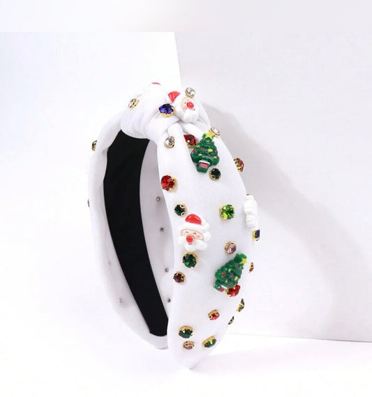 White Christmas Headband