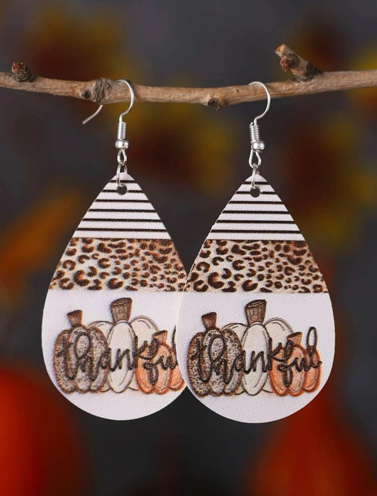 Thankful Pumpkin Earrings