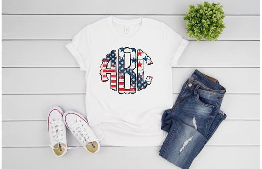 Mongrammed American Tee