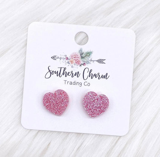 Southern Charm Big Heart Earrings