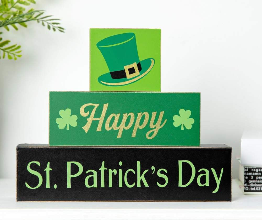 Happy St. Pattys Day Blocks