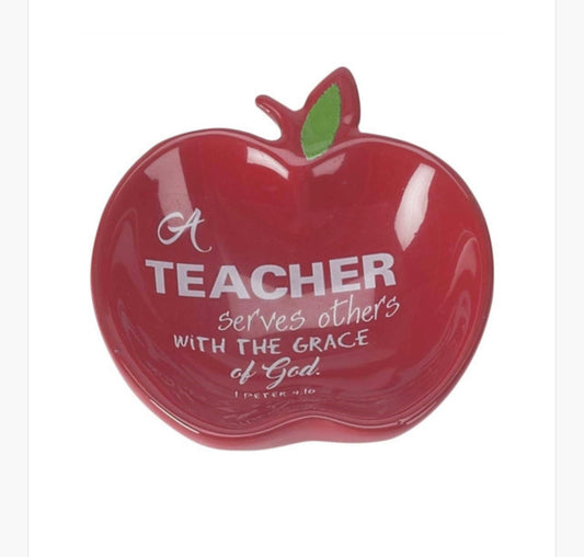 Keepsake Apple Dish - Teacher