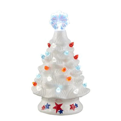 Patriotic Ceramic Tree - Small