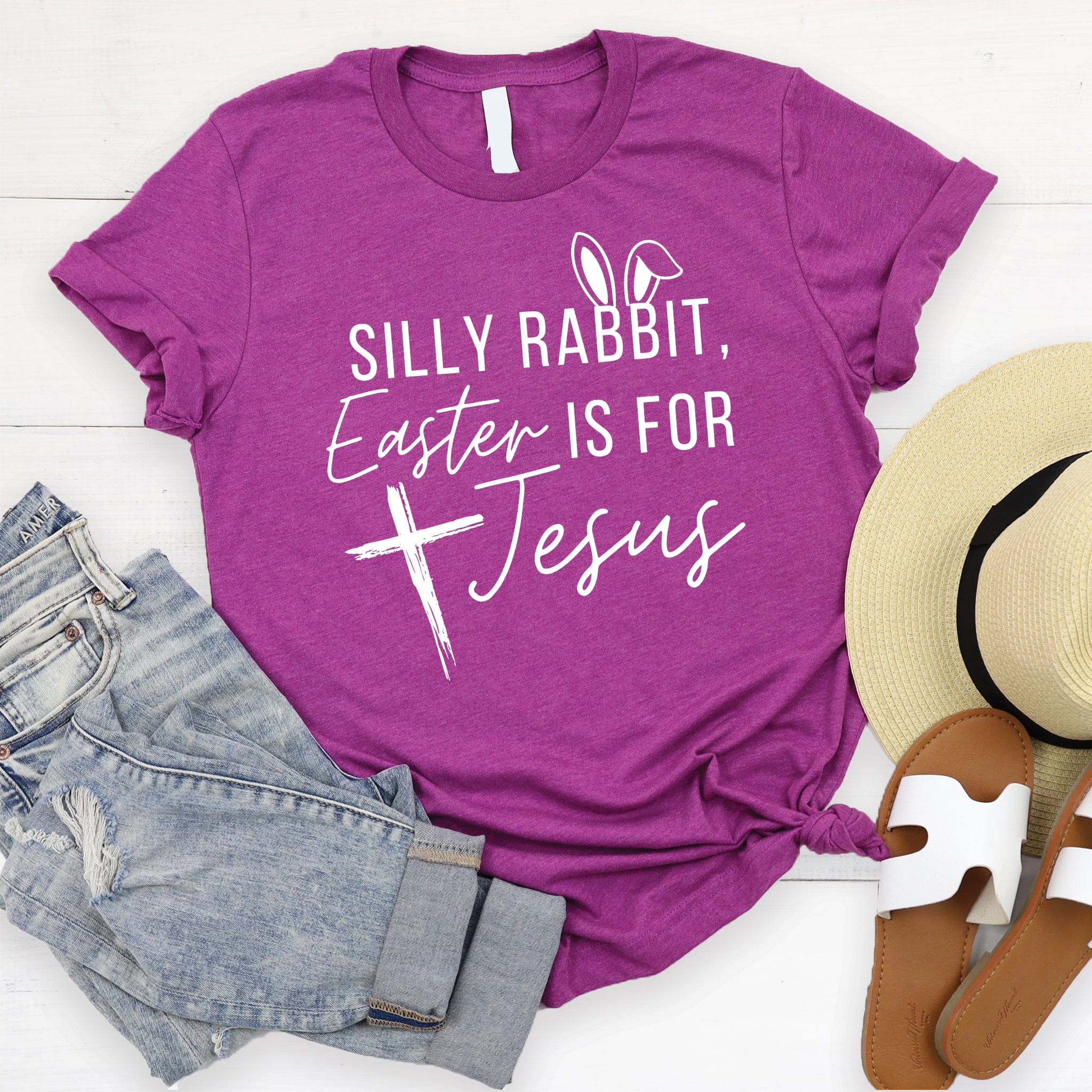 Silly Rabbit Tee Shirt - Magenta – Old America Market