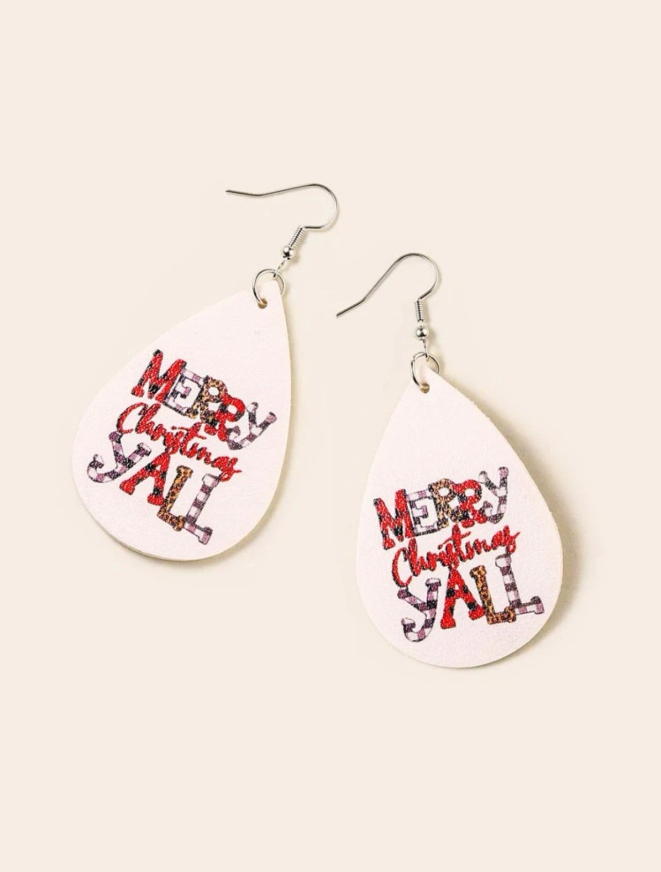 Merry Christmas Yall Earrings