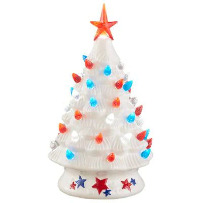 Patriotic Ceramic Tree - Large