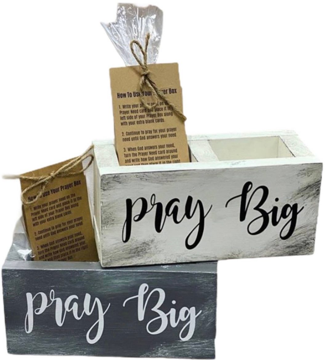 Pray Big Wooden Box