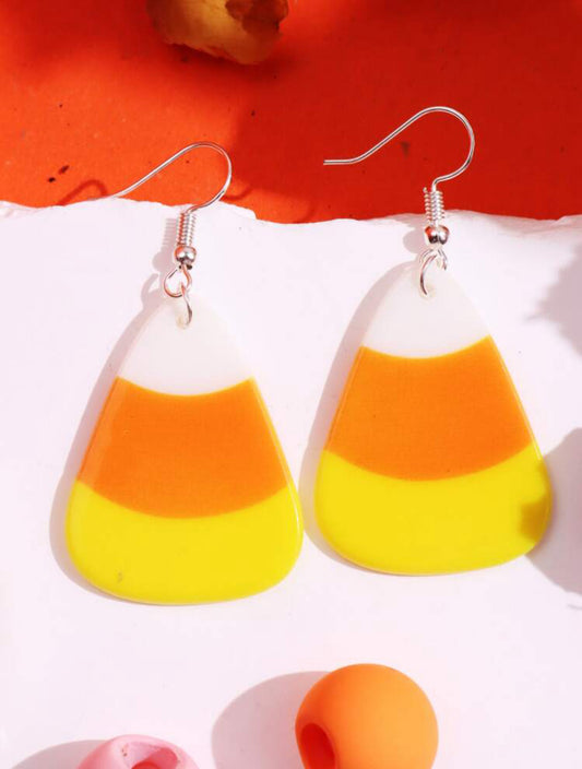 Candy Corn Earrings