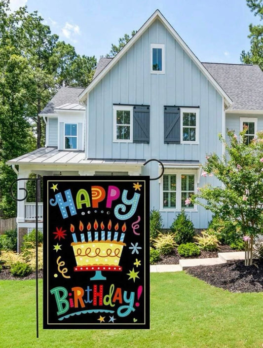 Birthday (Colorful) Garden Flag