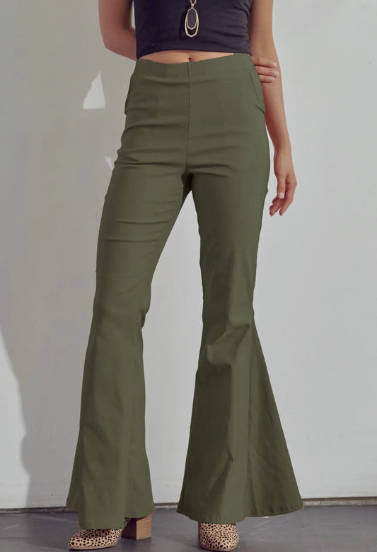 Flare Pants (Olive)