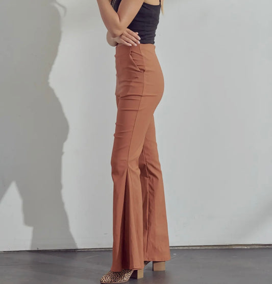 Flare Pants (Rust)