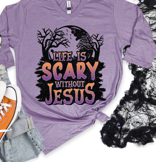 Without Jesus 3/4 length Shirt