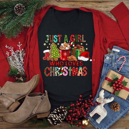 Loves Christmas Tee Shirt