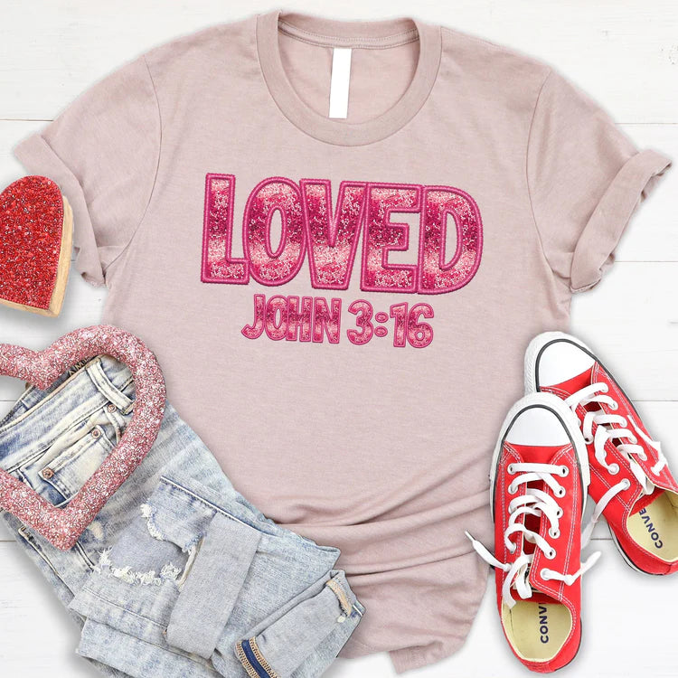 Loved John 3:16 Tee Shirt