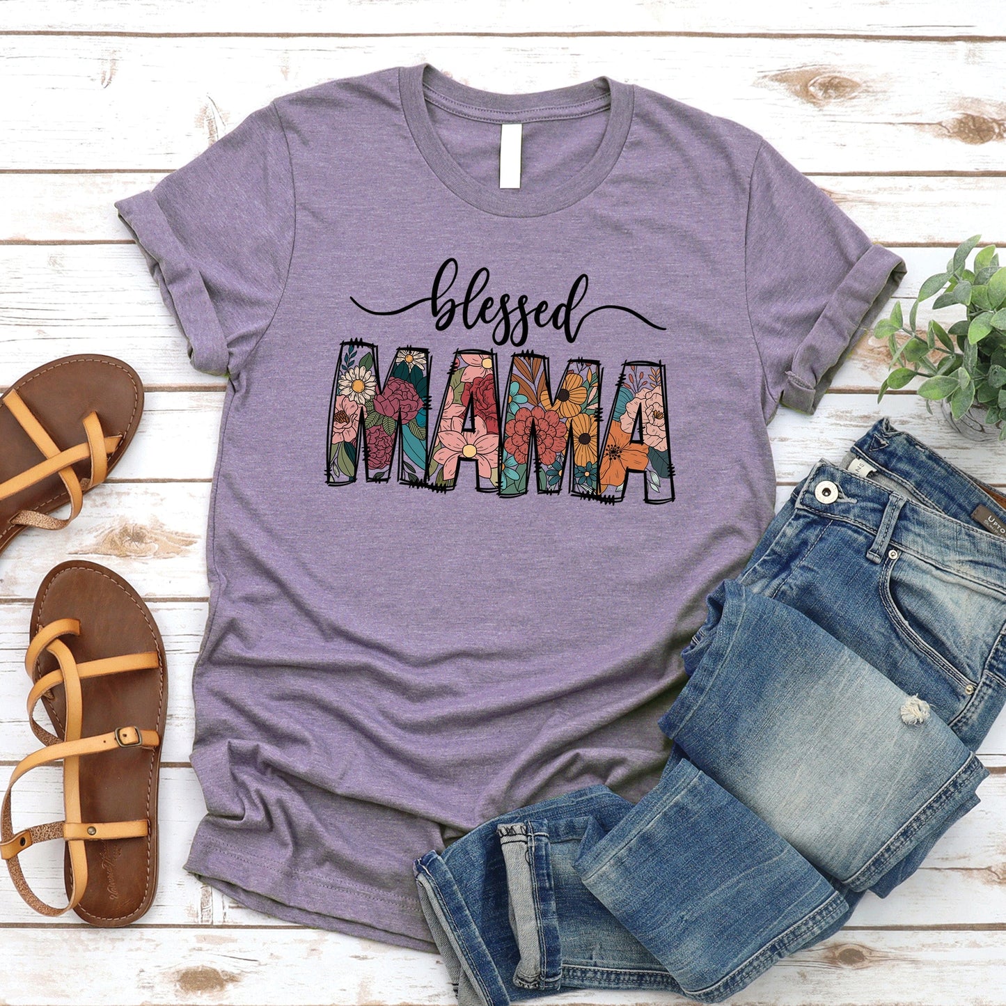 Blessed Mama Tee Shirt