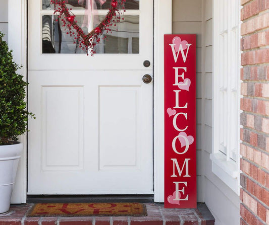 Love & Hearts Welcome Sign