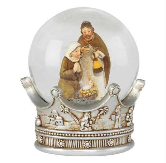 The Manger Snow Globe