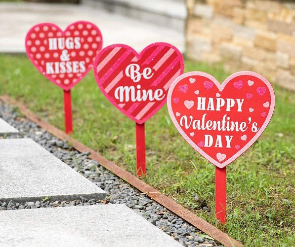 Valentine's Yard Stake