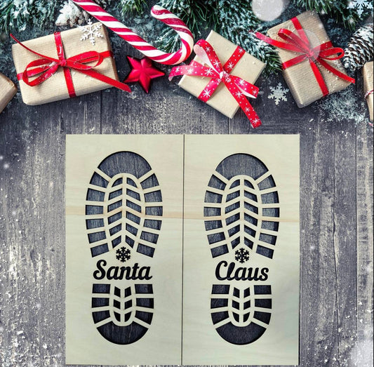 Santa Claus Foot Prints