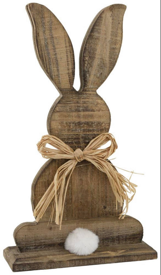 Wooden Rabbit Decoration