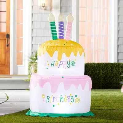 Happy Birthday Cake Inflatable