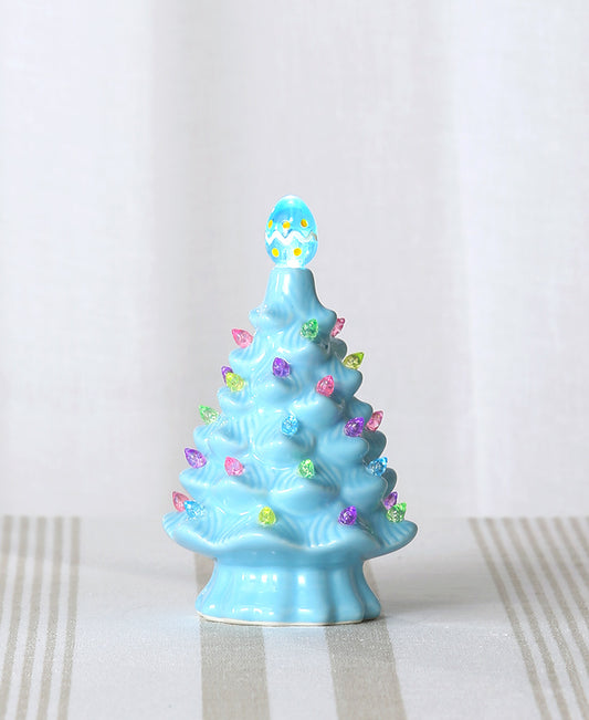 Small Ceramic Easter Tree, Blue