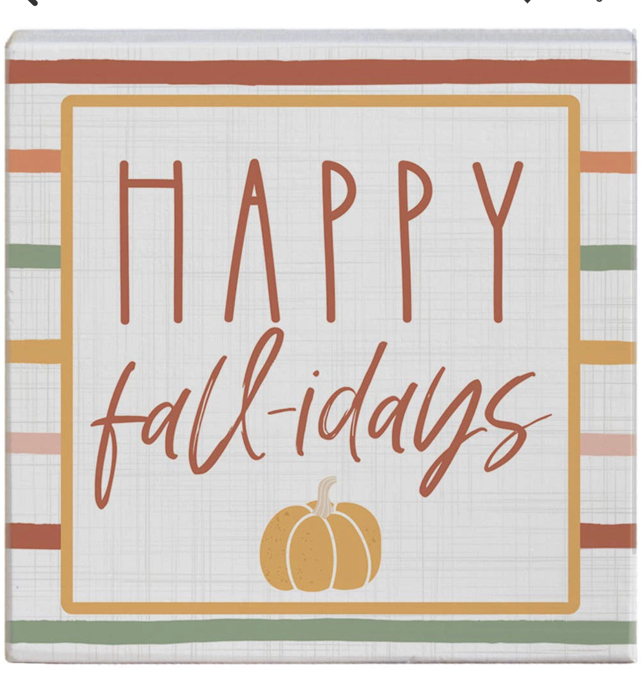 Happy Fall-idays Block