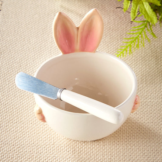 Bunny Bowl with Spreader