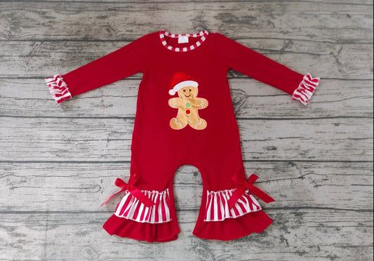 Christmas Gingerbread Romper