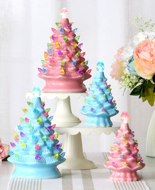 Large Ceramic Easter Tree, Pink