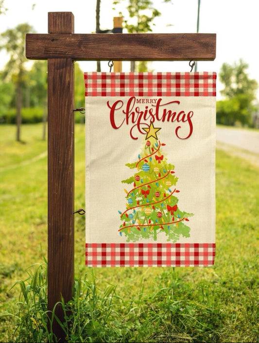 Decorated Tree Flag