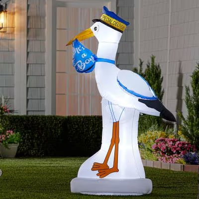 Boy Stork Inflatable