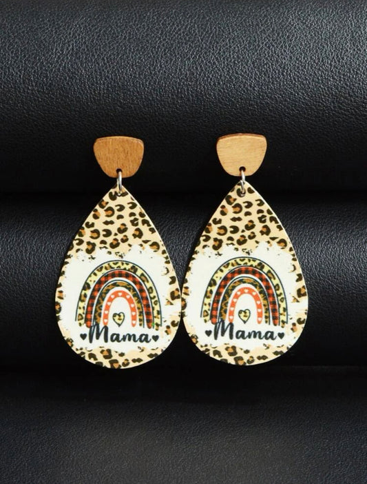 Mama Leopard Earrings