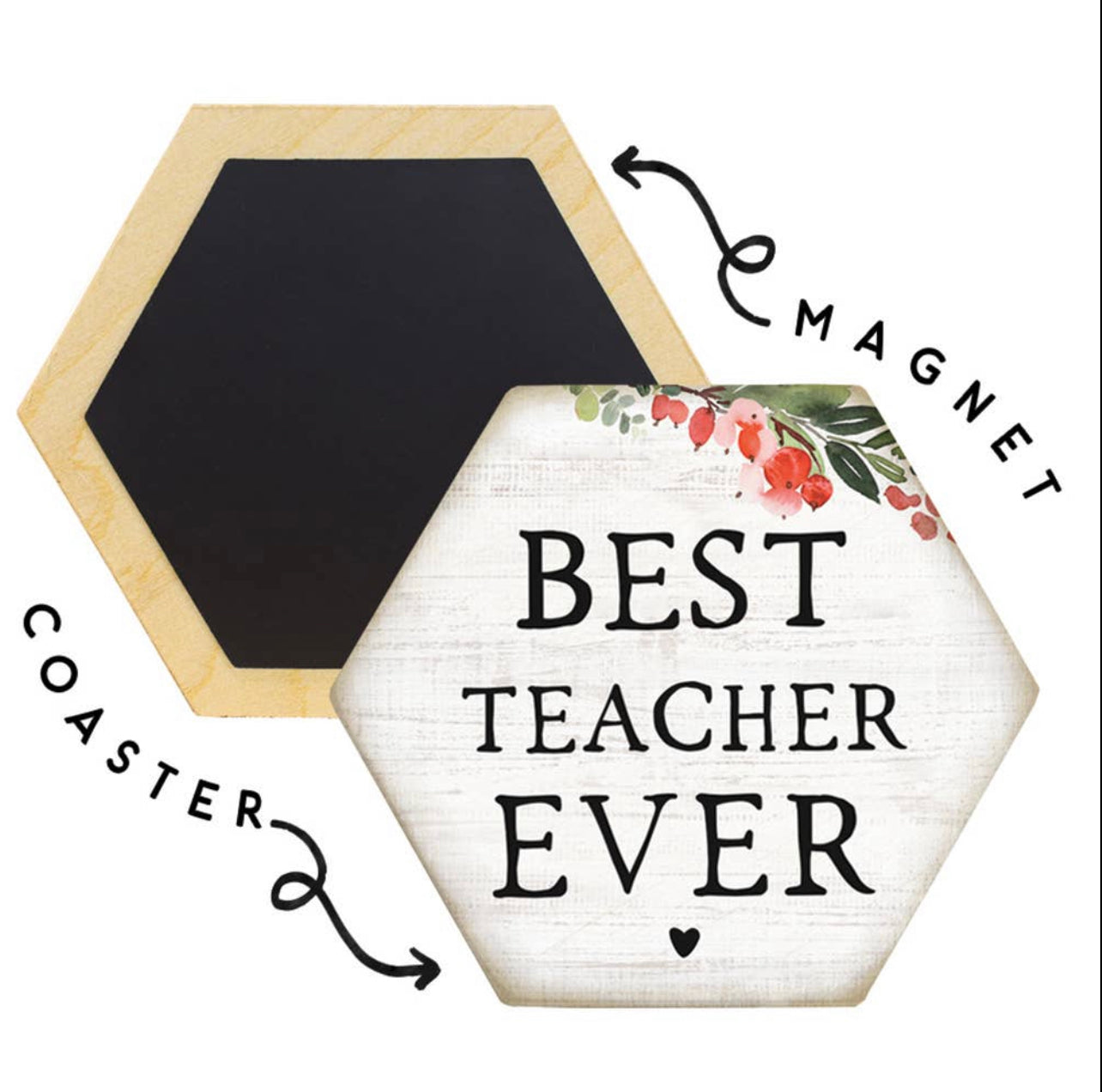 Best Teacher Ever Honeycomb Magnet